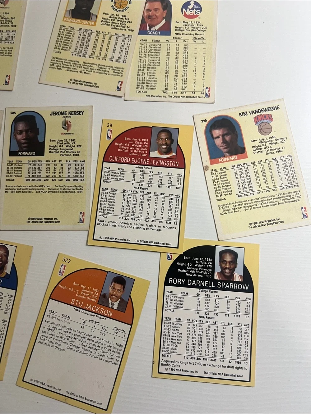 1990-91s NBA Hoops Basketball Card Lot (13 in Lot)